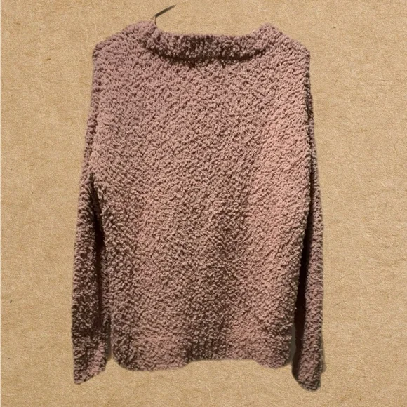 Social Standard by Sanctuary Sweater size M 
Pink Mauve Textured Scoop Neck New - Picture 2 of 3